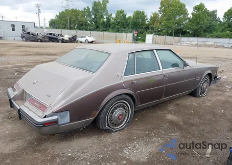 1983 Cadillac Seville z USA, uszkodzony, nr VIN 1G6AS6985DE823433